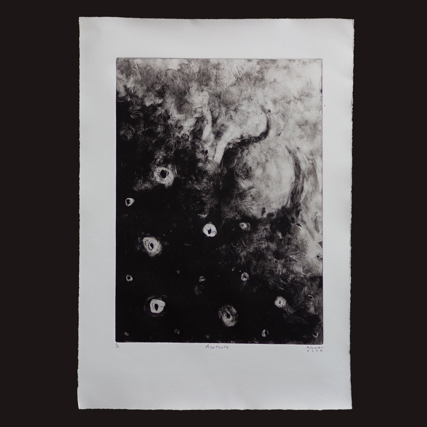 "Azathoth" - Monotipia 41x58