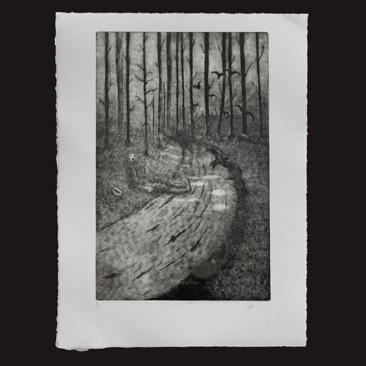 "Fattigmannen" - Aguafuerte, Aguatinta y Punta Seca 60x81