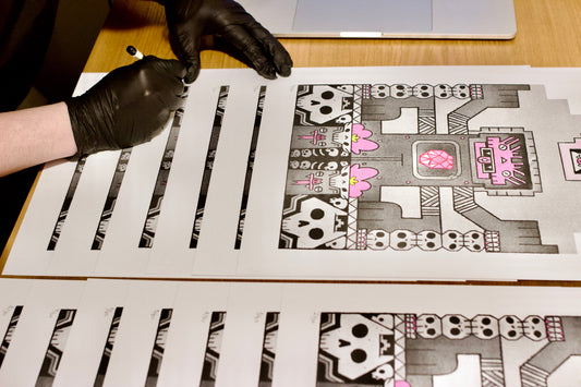 "Nazca God" - Risografía 31x37