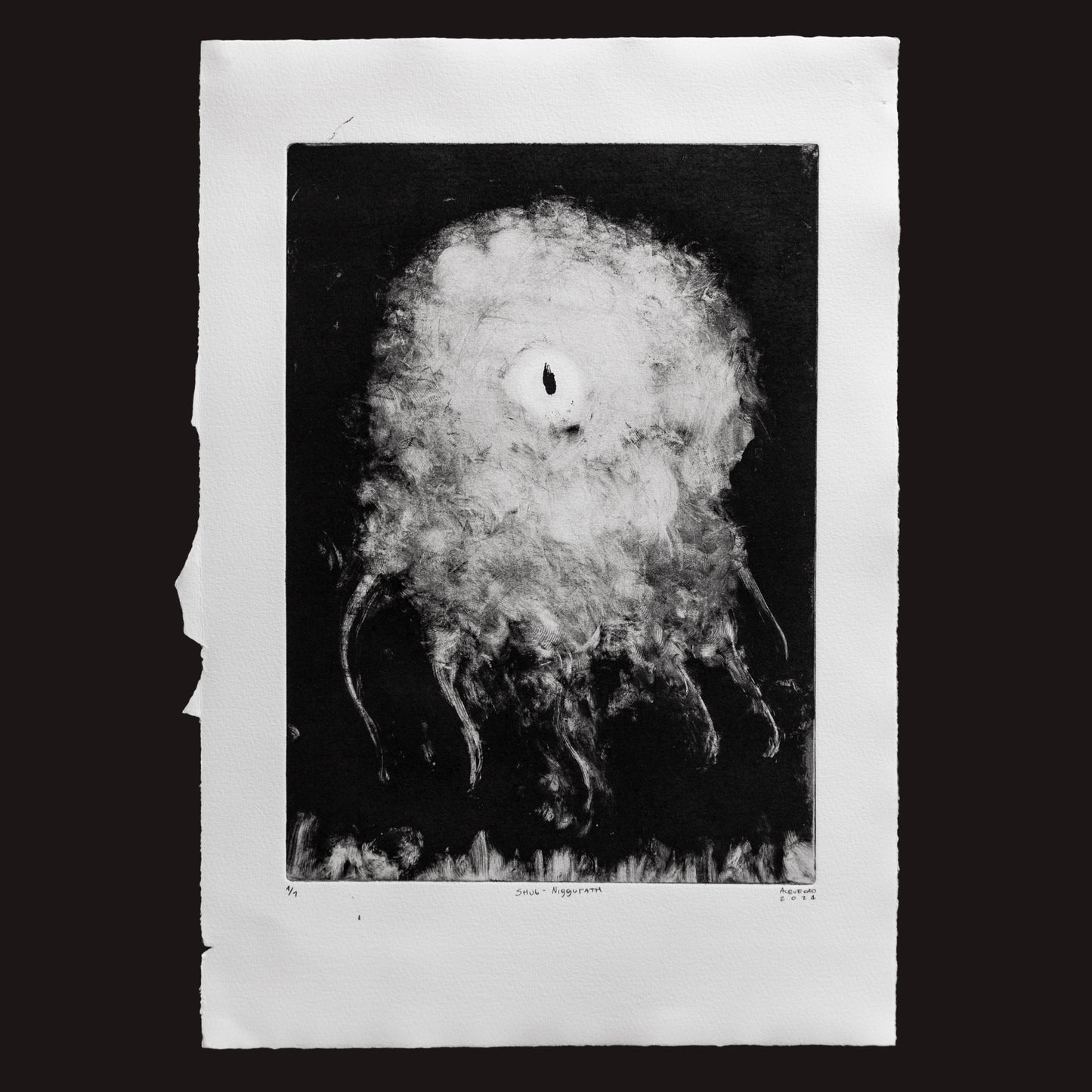 "Shub-Niggurath" - Monotipia 41x58