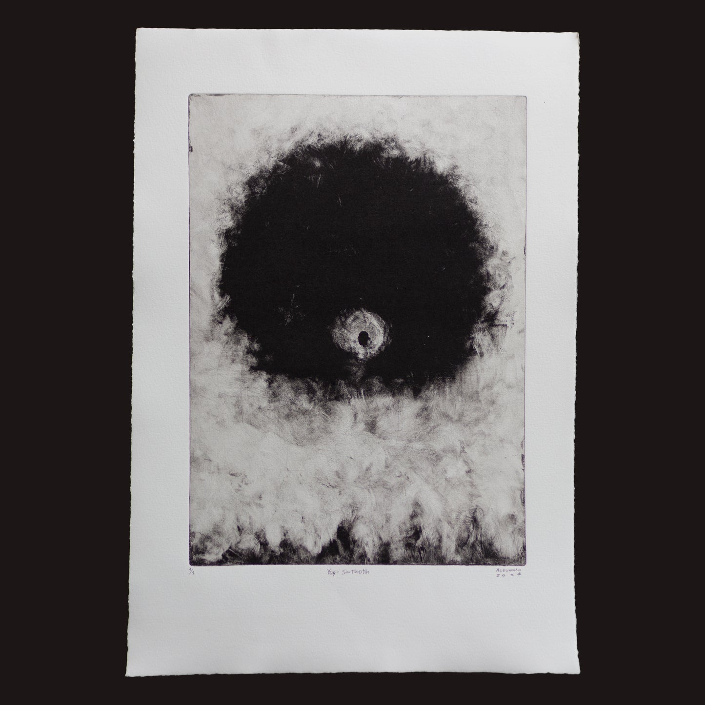 "Yog-Sothoth" - Monotipia 41x58