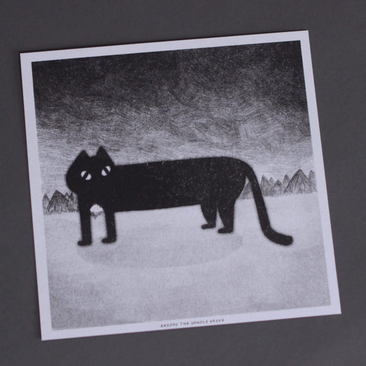 "The Dark Cats" - Set de 2 Risografías 15x15