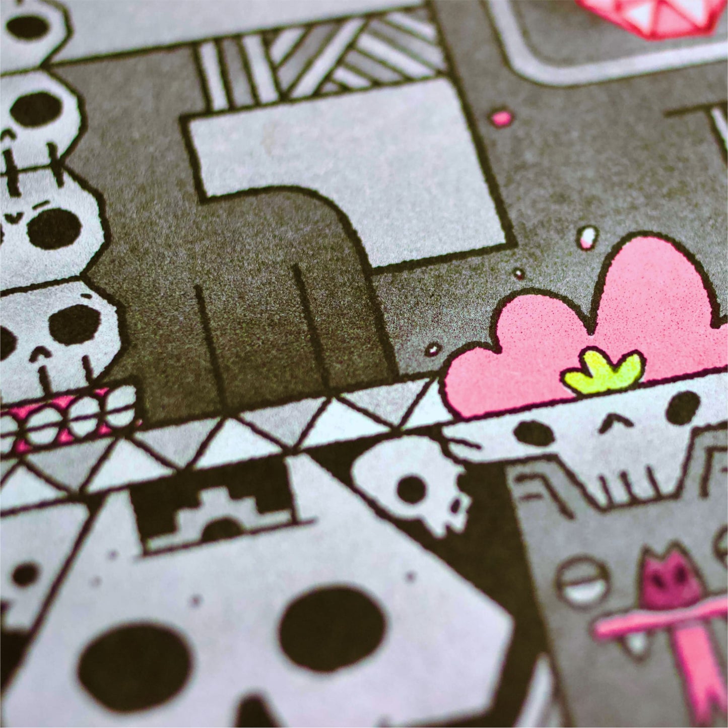 "Nazca God" - Risografía 31x37